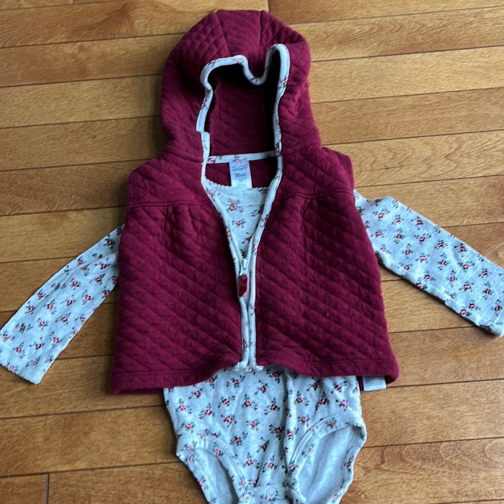 Carters onesie with vest
